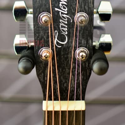 Tanglewood Blackbird TWBB SFCE Super Folk Smokestack Black Electro Acoustic Guitar image 4
