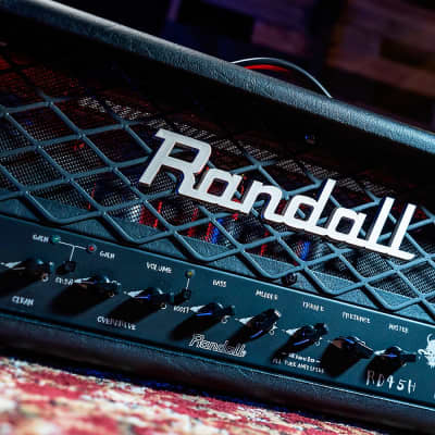 Randall RD45H Diavlo 45W Tube Guitar Head Black image 7