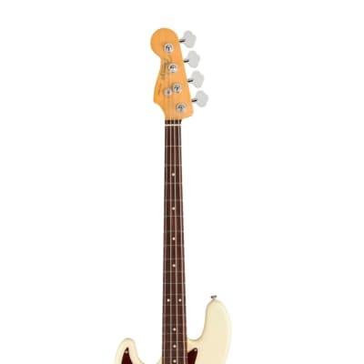 Fender American Professional II Jazz Bass LH - Olympic White w/ Rosewood FB image 6