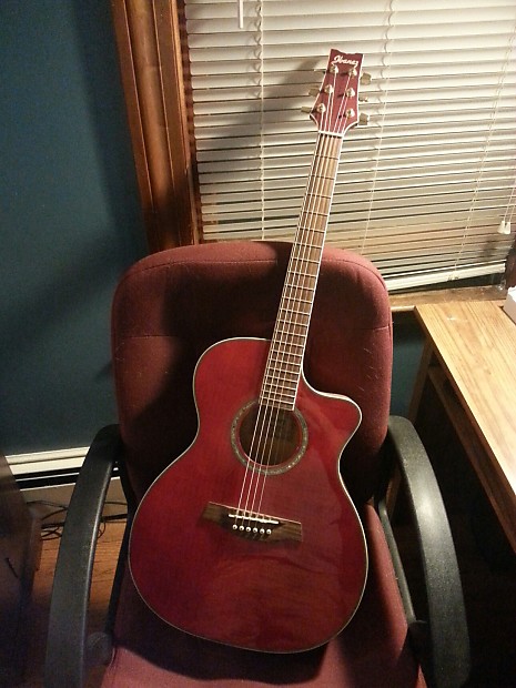 Ibanez A200e Acoustic Electric 2000s Red
