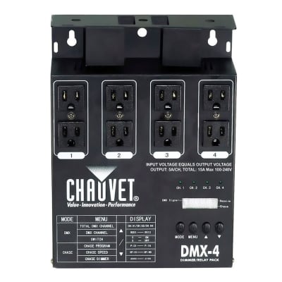 CHAUVET DMX-4 LED Tri-Pod Mount 4 Channel Dimmer / Relay Pack image 3
