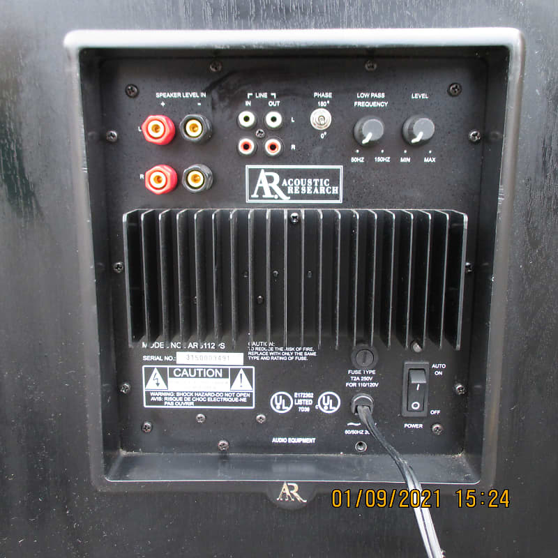 Acoustic Research Acoustic Research ARS112PS Powered Acoustic Research Acoustic Research ARS112PS Powered