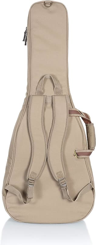 Levy's Leathers Deluxe Gig Bag for Classical Guitars with Padded Backpack Straps and Large Exterior Pocket; Tan (LVYCLASSICGB200) image 1