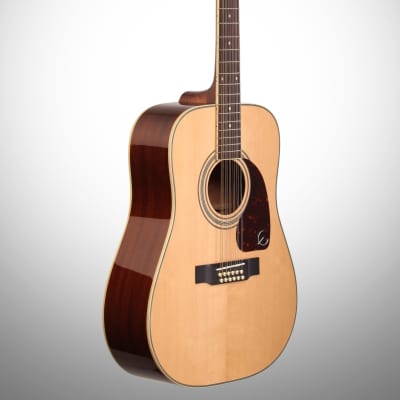 Epiphone DR-212 12-String Acoustic Guitar, Natural image 4