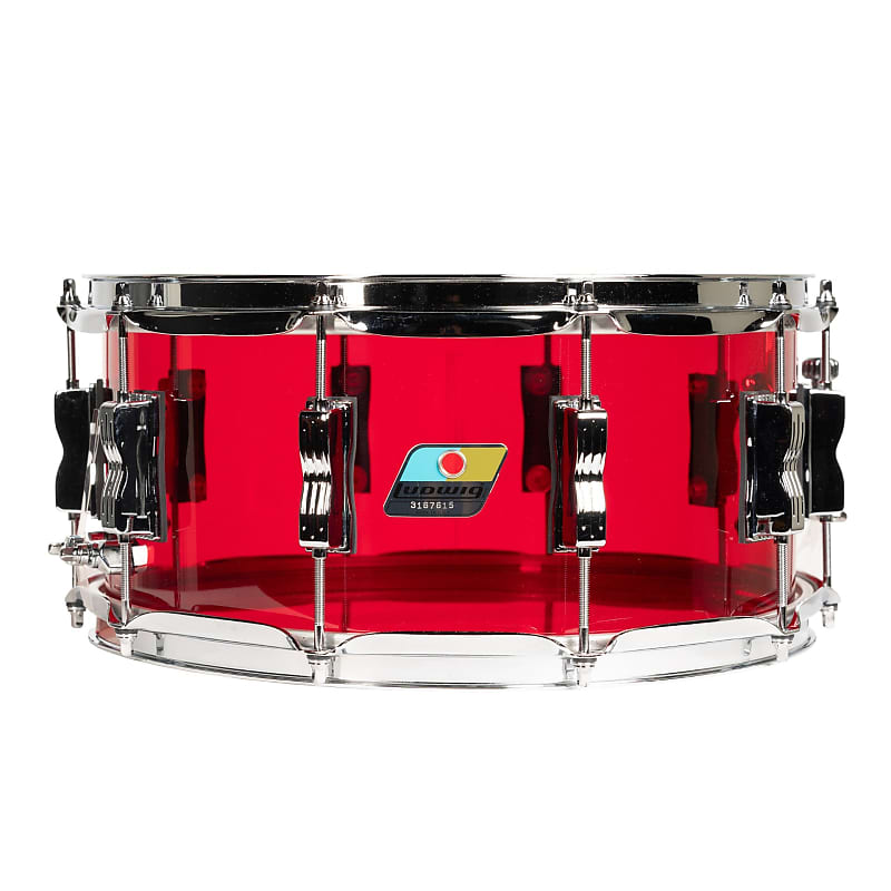 ludwig vistalite snare drum