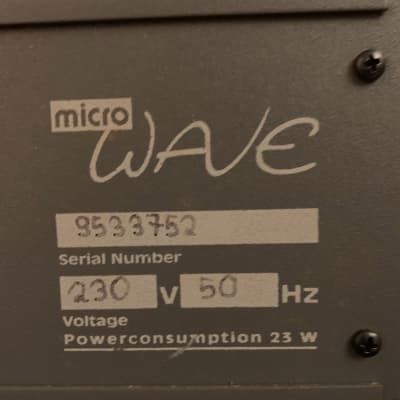 Waldorf Microwave Rackmount Wavetable Synthesizer 1989 - Blue