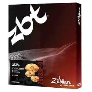 Zildjian ZBT 3 Cymbal Pack with FREE 14" ZBT Crash! (Used/Mint) image 2