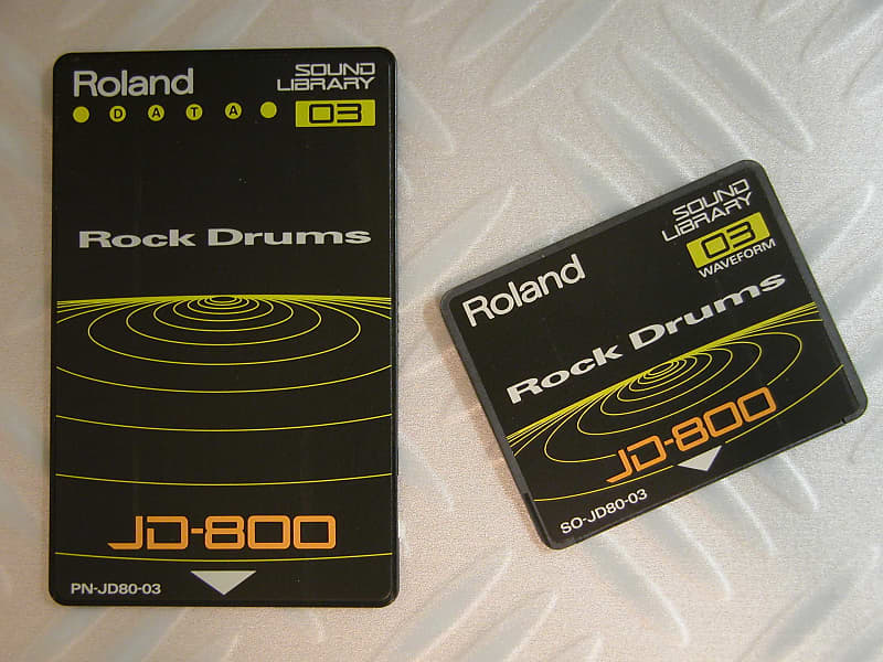 Roland SL-JD80-03 Rock Drum ROM Card Set for JD-800