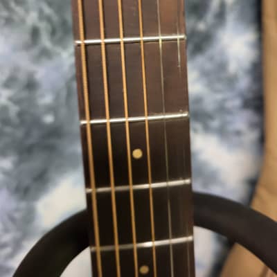 MINT 2023 Crafter MINO/BLK Walnut 3/4 Parlor Acoustic Electric Guitar Open Headstock New Strings Hang Tags Crafter Deluxe Gigbag image 7