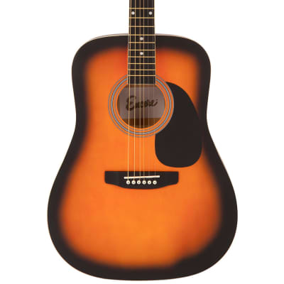 Encore Acoustic Guitar ~ Sunburst image 3