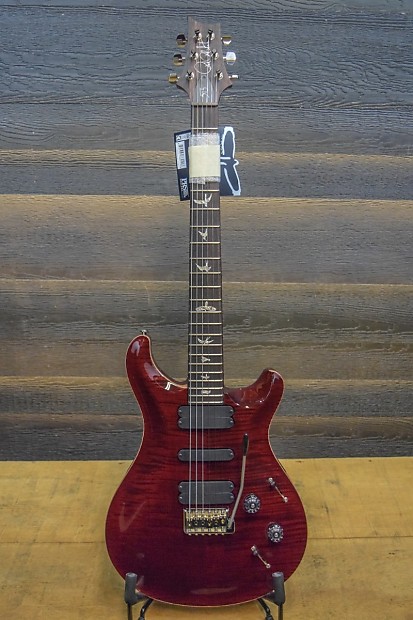 PRS 513 Tremolo Flame Maple 10-Top Black Cherry Electric Guitar w/ Case  -#219898