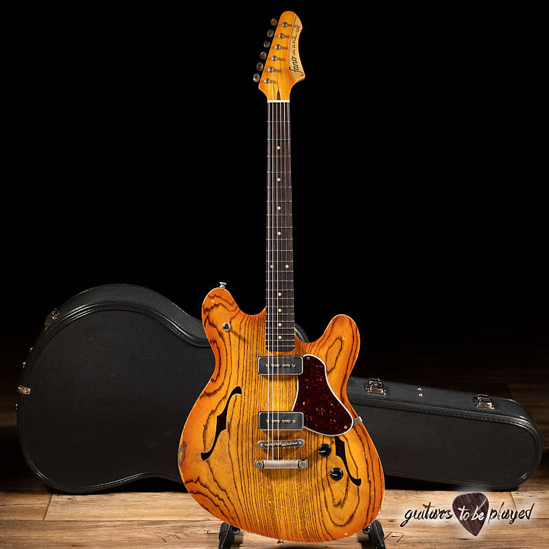 Fano GF6 Alt de Facto Swamp Ash Semi-Hollow Guitar w/ Lollar P-90s – Amber  Burst | Reverb Brazil