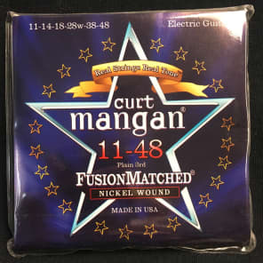 Curt Mangan 11148 Fusion Matched Nickel Wound Electric Guitar Strings (11-48)