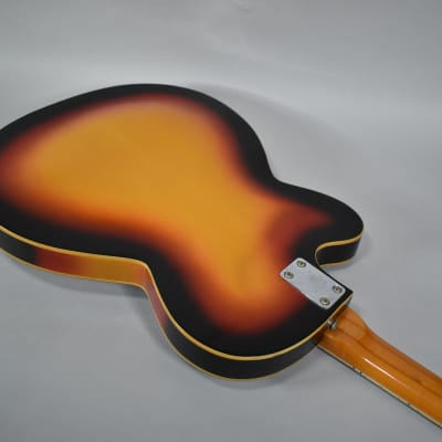 1960s Eko Lark II Sunburst Finish Electric Guitar image 18
