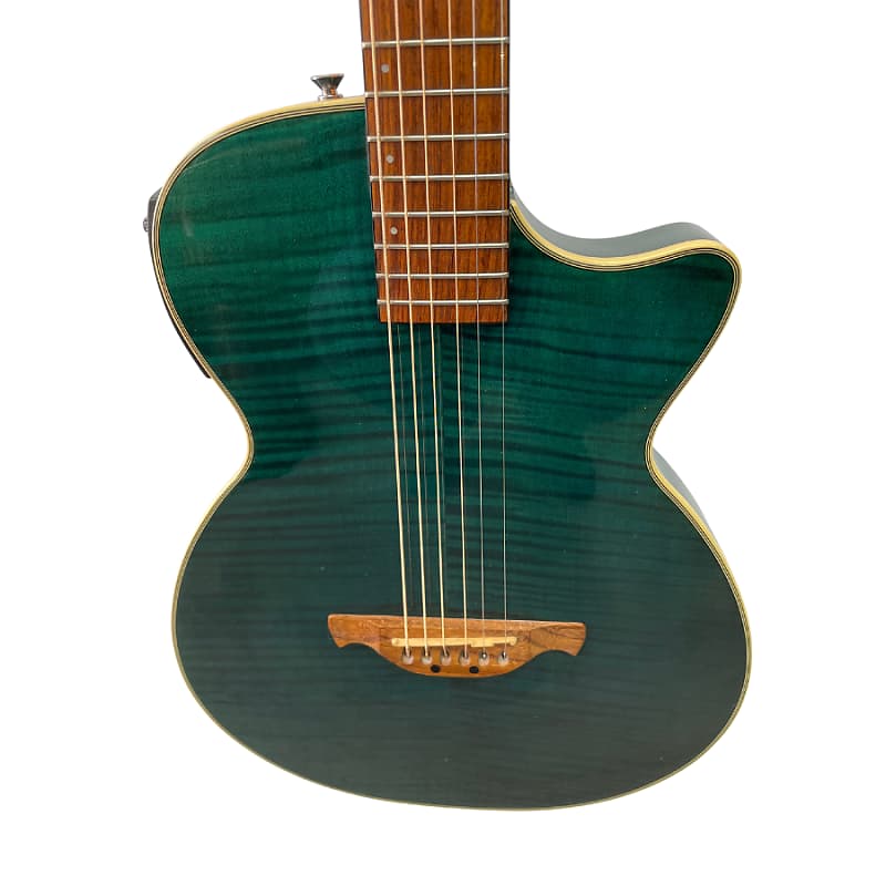 Crafter CT-120 TBU Transparent Blue Electro Acoustic Guitar