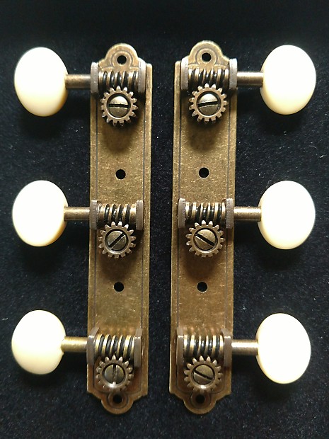 Golden Age Economy 3-on-Plate Guitar Tuning Machines