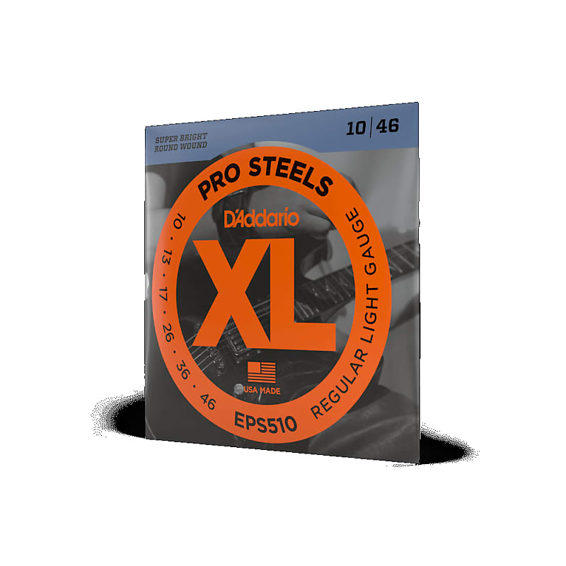 D'Addario EPS510 XL Pro Steels 10-46 Electric Guitar Strings image 1