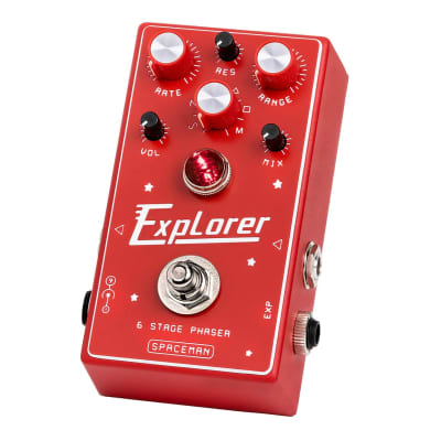Spaceman Explorer 6 Standard /// RED Phaser Effects Pedal image 2