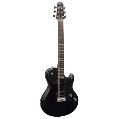 Shergold Provocateur HB/HB SP02SD Electric Guitar - Thru Black image 2