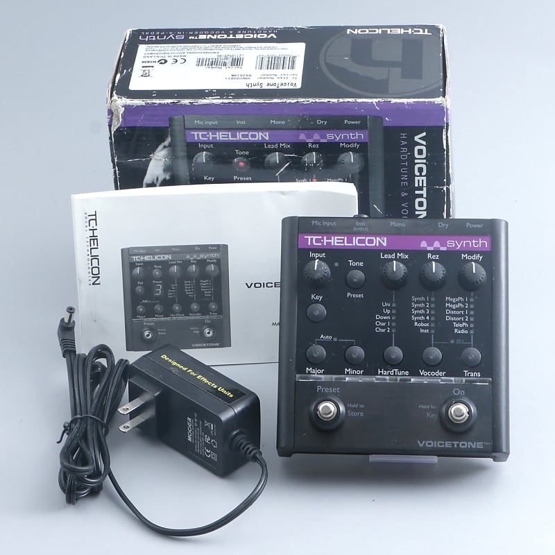TC-Helicon VoiceTone Synth エフェクター TC-Helicon VoiceTone Synth | Sweetwater