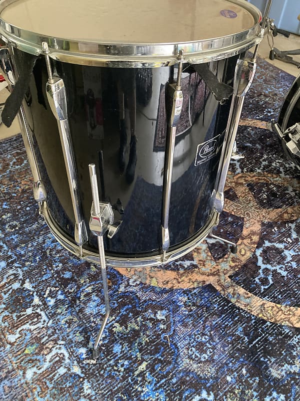 Pearl Export 16x16 Long Lugs 80 or 90s Black Floor Tom Reverb