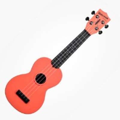 Kala Waterman Matte Tomato Red Soprano Ukulele image 2