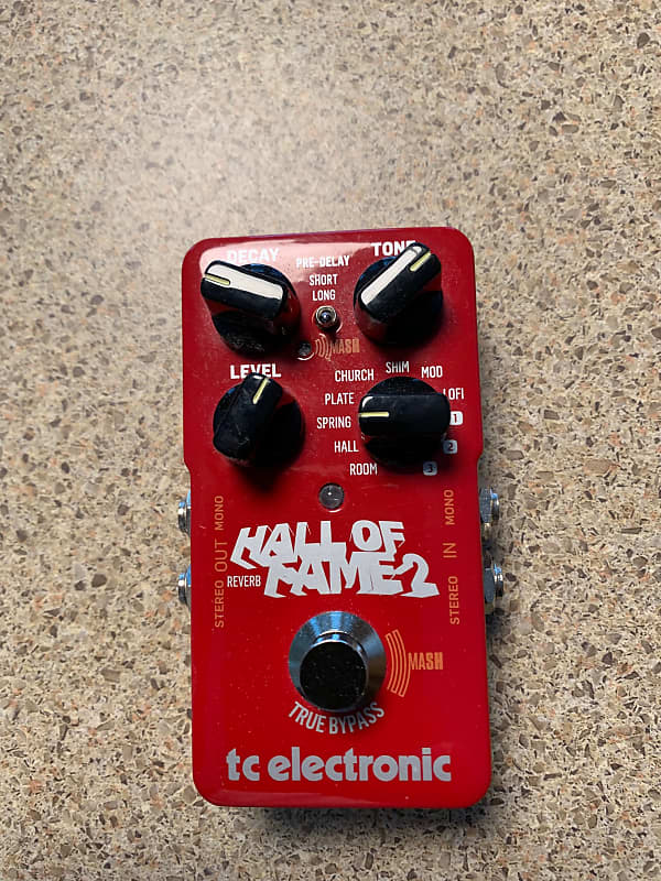 TC Electronic Hall of Fame 2 Reverb 2017 Present Red Reverb
