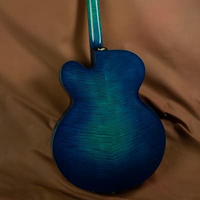 Washburn Blue Dolphin Yuriy Shishkov Masterpiece Archtop Acoustic Guitar image 10