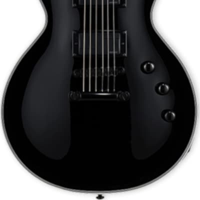 ESP LTD EC-1000S Fluence Electric Guitar, Black image 2