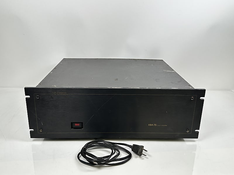 Kinergetics Research KBA 75 Class A Power Amplifier  			