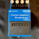 Boss CS-3 Compression Sustainer (Silver Label) 1997 - Present - Blue