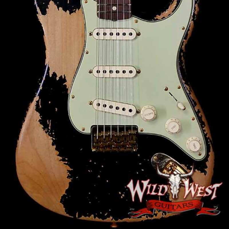 Photos - Guitar Fender    Custom Shop Wild West Guitars 25th Annivers... Black  2024