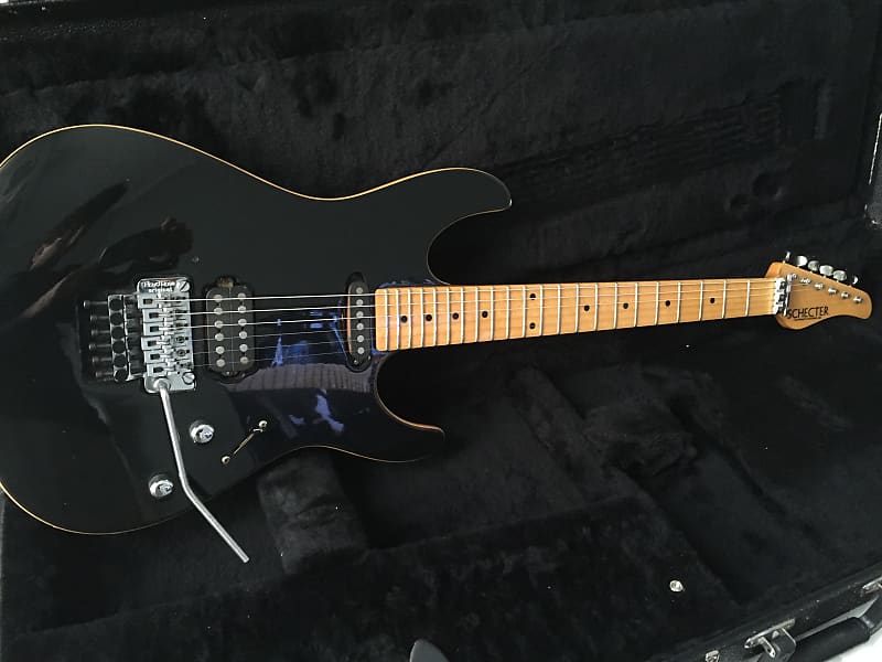 ギター 1996 SCHECTER EX4 California Custom Schecter California Custom USA Custom Shop 1996 Black | Reverb
