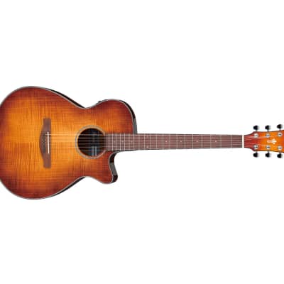 Ibanez AEG70VVH AEG Acoustic/Electric Guitar - Vintage Violin High Gloss image 4