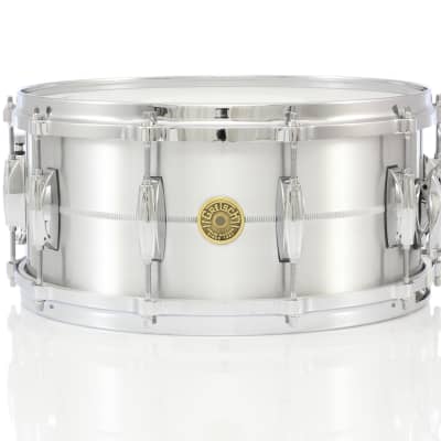 Gretsch USA Custom 6.5x14 Solid Aluminum Snare Drum image 1