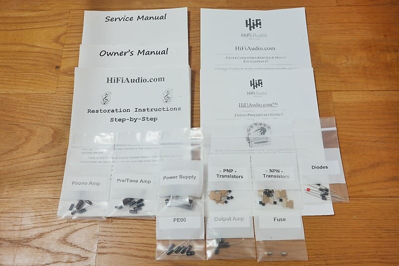 Marantz 3200 restoration kit filter capacitor repair rebuild fix  			