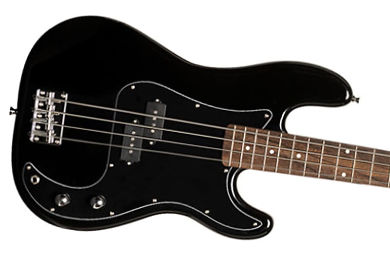 Stagg SBP-30-BLK Standard "P" Electric Bass Guitar Black "Stanford" image 1