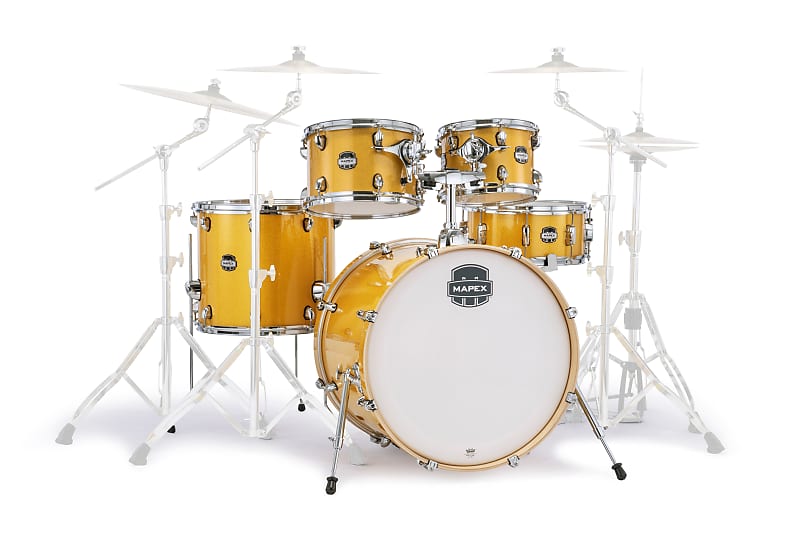 MAPEX - MA529SFYD Mars Birch Rock 5 pezzi Sunflower Sparkle