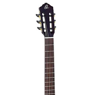 Ortega Guitars RCE138-T4STR Feel Series Slim Neck A/E Nylon - Stained Red image 5