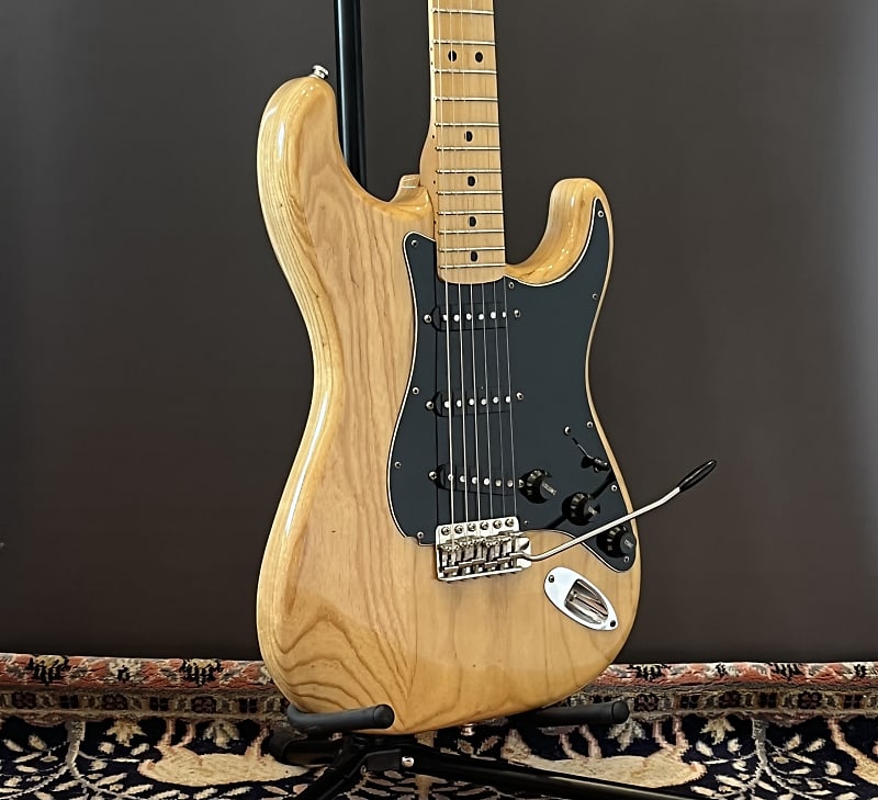 ❤️Natural Oil Finish Vintage Stratocaster Vintage Fender Stratocaster Natural 1976 | Cream City Music