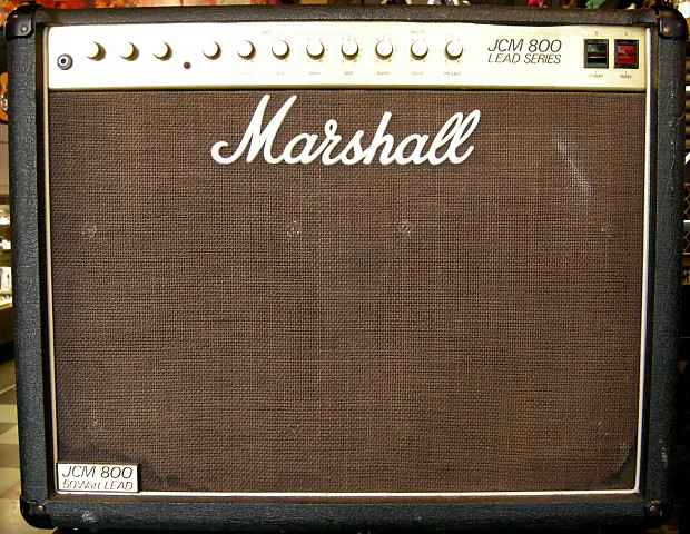 1986 Marshall JCM 800 Lead Series 4212 50-Watt 2 x 12" Guitar Combo Amplifier image 1