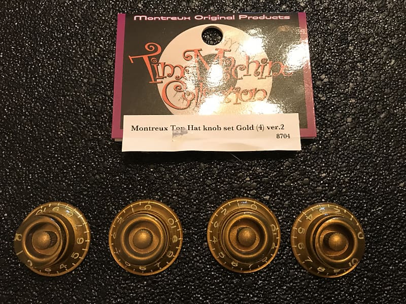 59 Burst Top Hat knob set Gold Holy Grail Montreux ver. 2 to Reverb