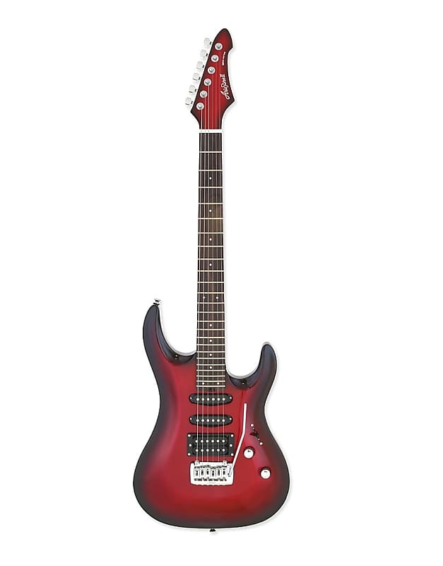 Aria MAC-STD-MRS Pro II MAC Series Basswood Carved Top Bolt-On Maple Neck  6-String Electric Guitar