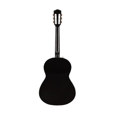 Fender CN-60S Nylon String Classical Guitar, Walnut FB, Black image 2