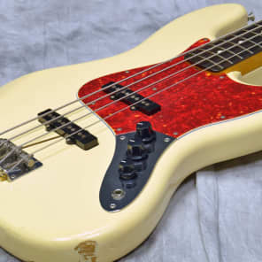 Fender Japan Jazz Bass JB62-58 Vintage White | Reverb