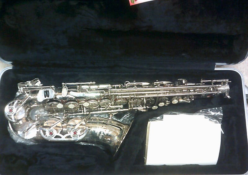 Taishan Winds TSAS660 Soprano Saxophone Silver Reverb