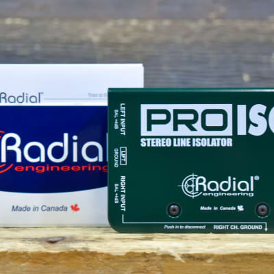 Radial Engineering Pro-Iso +4dB to -10dB Stereo XLR Line Converter and Isolator image 7