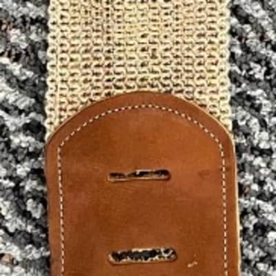 Mint LM Products AC-1, 3-Inch Wide Cotton Blend Weave Adjustable Guitar Strap image 4