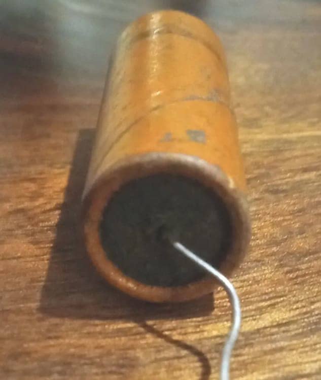 NOS Phoenix Audio Condenser Paper Capacitor 1950's Orange Reverb