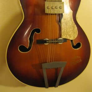 Arnold Hoyer Vintage  c.1960 Sunburst Guitar-Bodied Electro-Mandolin/ Mandolinetto. image 1